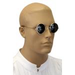 (disco)-Smoke Tinted Spectacles - Gold Frames