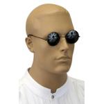 (disco)-Smoke Tinted Spectacles - Black Frames
