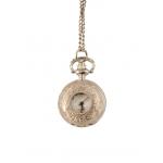 (disco)-Ladies Watch Pendant - Silver Window Embossed Design