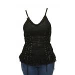 (disco)-Roxanne Camisole - Black and Brass