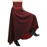 (disco)-Cinch Skirt, Burgundy