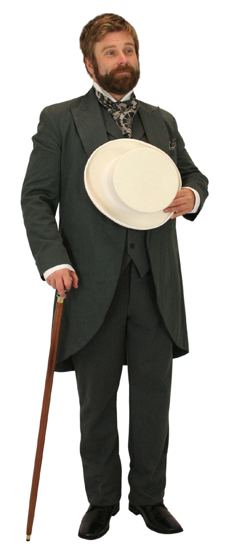 Wool Felt Topper Tuxedo Top Hat Men Victorian59cmIvoryCLASSIC x FORMAL 
