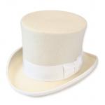Elegant Top Hat - Ivory