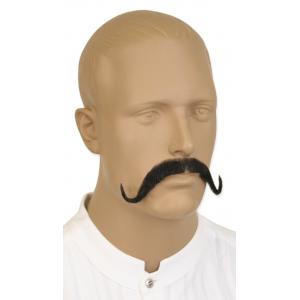  Victorian,Old West,Edwardian Mens Mustaches Black Natural Mustaches |Antique, Vintage, Old Fashioned, Wedding, Theatrical, Reenacting Costume |