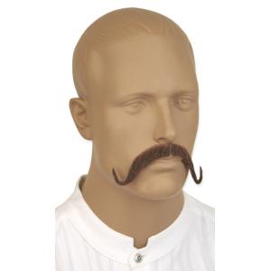  Victorian,Old West,Edwardian Mens Mustaches Brown Natural Mustaches |Antique, Vintage, Old Fashioned, Wedding, Theatrical, Reenacting Costume |