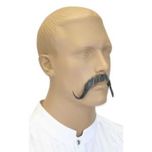  Victorian,Old West,Edwardian Mens Mustaches Gray Natural Mustaches |Antique, Vintage, Old Fashioned, Wedding, Theatrical, Reenacting Costume |