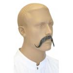  Victorian,Old West,Edwardian Mens Mustaches Gray Natural Mustaches |Antique, Vintage, Old Fashioned, Wedding, Theatrical, Reenacting Costume |