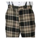 (disco)-Maguire Plaid Trousers - Taupe