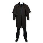 (disco)-Coburn Great Coat - Brown Wool