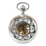 Mechanical Pocket Watch - Silver Sprockets