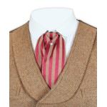 (disco)-Satin Puff Tie - Crimson Sacramento