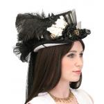 (disco)-Riding Hat - Black and White Stripe