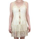 (disco)-~Fleurinda Dress - Cream Flower