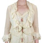 (disco)-Fleurinda Jacket - Cream Flower