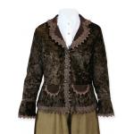 (disco)-Marcella Jacket - Brown Velvet