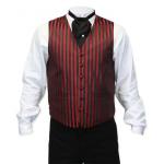(disco)-Huxley Striped Vest - Red