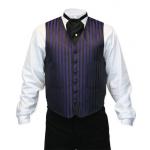 (disco)-Huxley Striped Vest - Purple