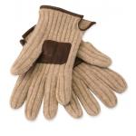 (disco)-Premium Mens Wool Cashmere Field Gloves - Oatmeal