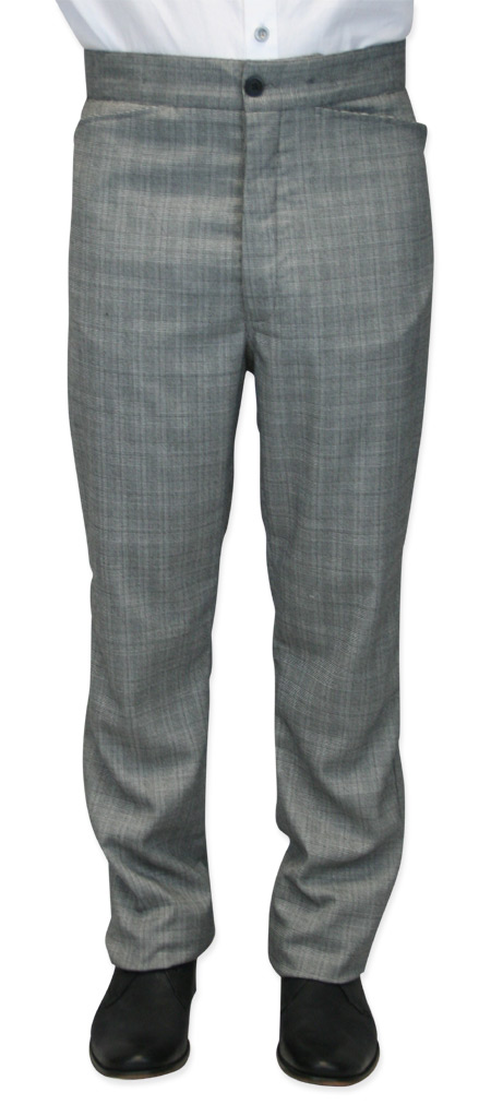 Higgins Trousers - Black/White Plaid