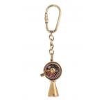 (disco)-Miniature Brass Ship Telegraph Keychain