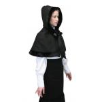 (disco)-Faux Fur Capelet, Black