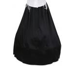 (disco)-Taffeta Skirt - Black