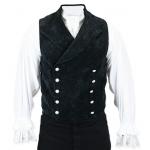 (disco)-Cavalier Vest - Black Velvet