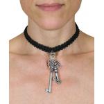 (disco)-Braided Choker with Antique Silver Key