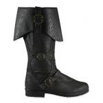 Brigand Boot - Black Faux Leather