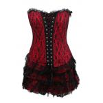 (disco)-Sasha Corset Dress - Red