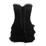 (disco)-Sasha Corset Dress - Black