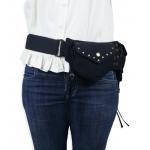 (disco)-Voyager Utility Belt - Black Canvas