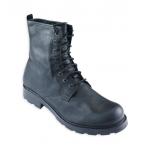 (disco)-Basic Work Boot - Black Leather