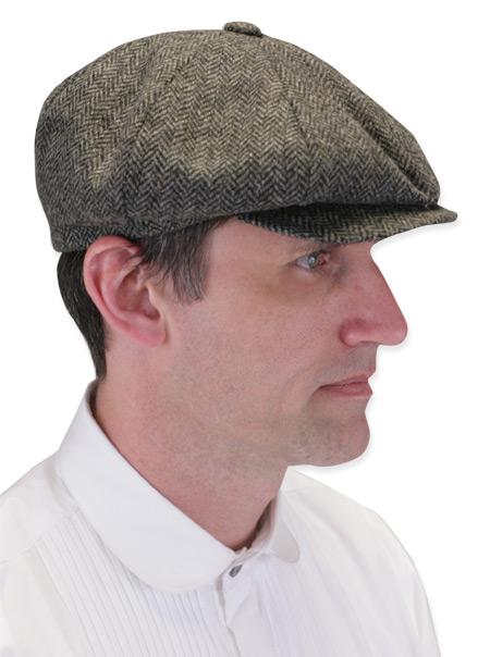 gray wool cap