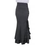Vivien Fishtail Skirt - Gray