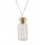 (disco)-Message in a Bottle Necklace