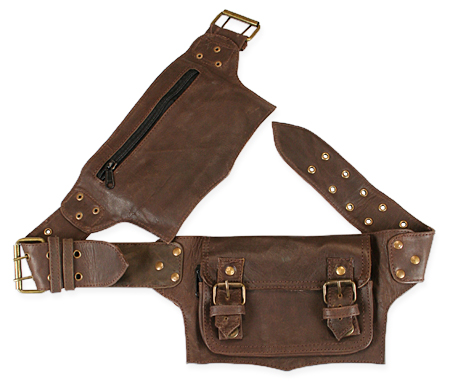 Rover Utility Belt - Brown Leather