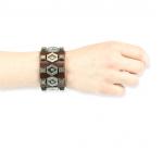 (disco)-Sprocket Brace - Brown Leather