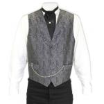 (disco)-Ambassador Silk Vest - Charcoal