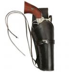 Western Holster - RH Draw - Plain Brown Leather