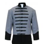 (disco)-Ensign Wool Jacket - Gray