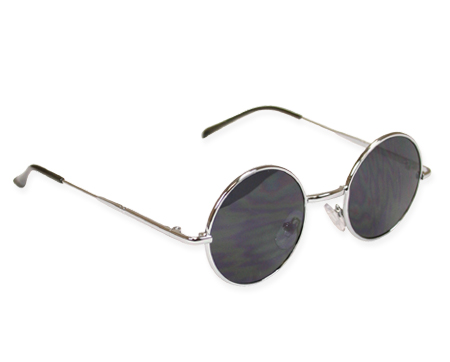 Classic Sunglasses - Silver Frame / Smoke Lens