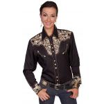 (disco)-Gunfighter Blouse - Gold