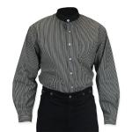 (disco)-Payson Shirt - Black and Tan