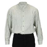 (disco)-Cornelius Shirt - Gray Stripe