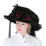 (disco)-Touring Hat - Black & Burgundy