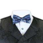 (disco)-Shipshape Bow Tie - Navy Blue