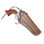  Old West, Holsters and Gunbelts Chocolate,Brown Leather Un-Tooled Holsters |Antique, Vintage, Old Fashioned, Wedding, Theatrical, Reenacting Costume |