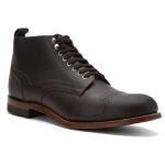 (disco)-Old Style Leather Brogan Boot - Black