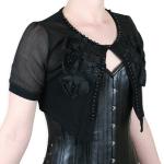 (disco)-Beaded Shrug - Black